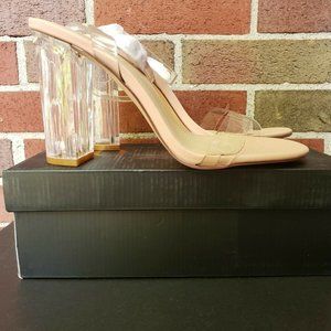 Olivia Jaymes "North" Nude  Sandal 10